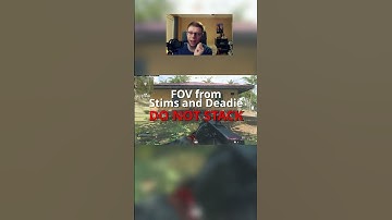 FOV from Stims and Deadie *DO NOT* STACK in Warzone?! | #Shorts