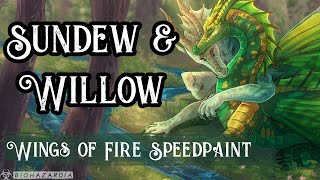 🍃 Sundew &amp; Willow 🍃 Wings of Fire - Poison Jungle Anniversary Speedpaint