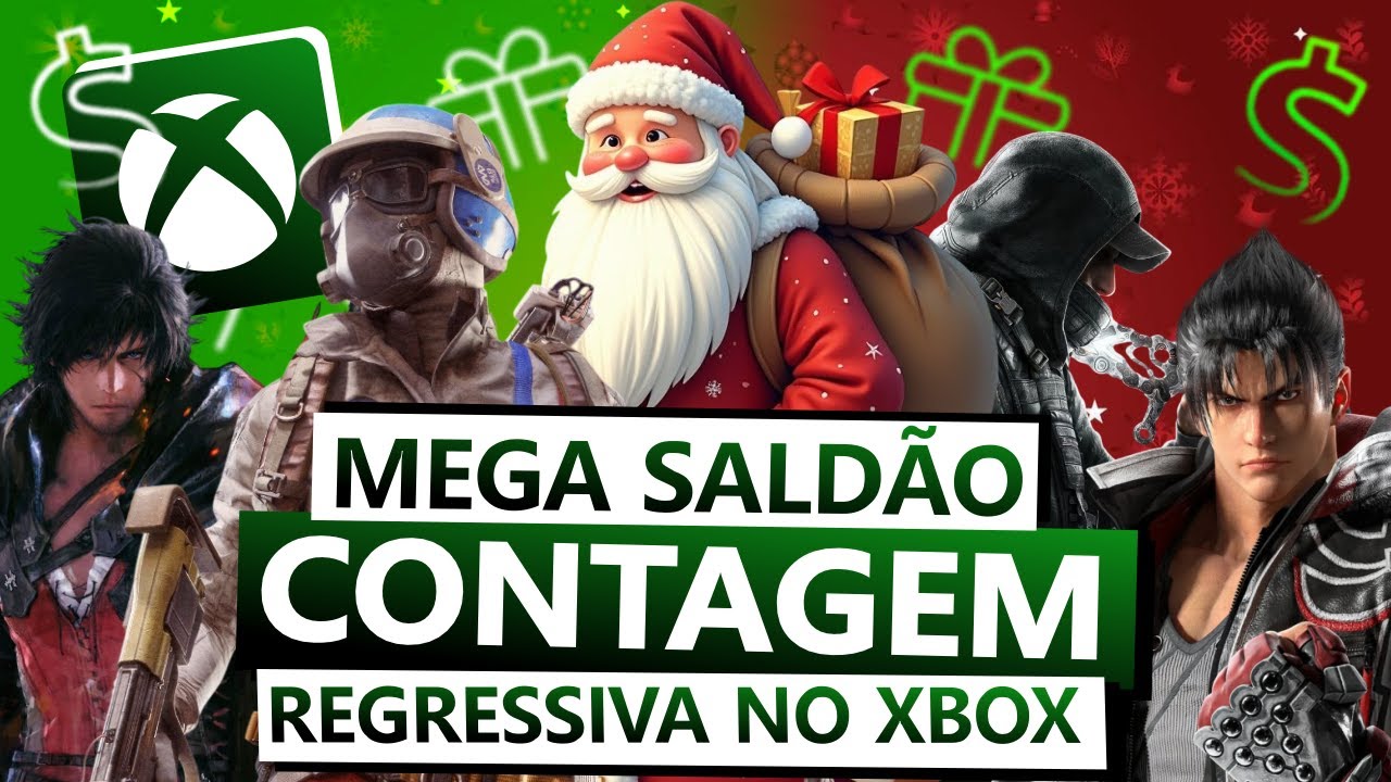 LOUCURA! LIBERADO GRANDE SALDÃO do XBOX de NATAL e FIM DO ANO!