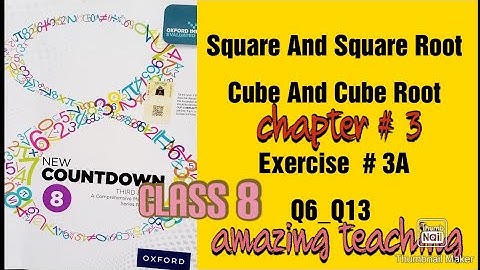 oxford new countdown book 8 third edition || chapter 3 || Exercise 3A ||  Q6_Q13 solved