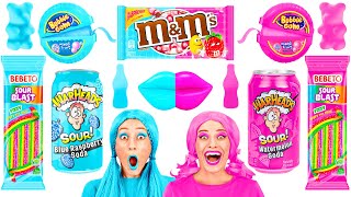Pink Food vs Blue Food Color Challenge | Epic Food Battle by PaRaRa Challenge