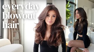My Everyday Blowout Hair Routine | viviannnv