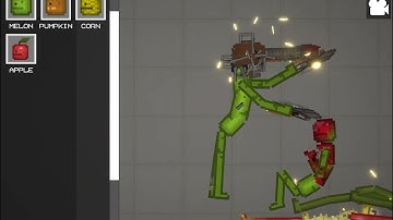 hello guys this is my chainsaw man I made in melon playground 🤓☠️