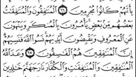 سورة التوبة [ من الآية 55 إلى 79 ] بصوت الشيخ سعد الغامدي