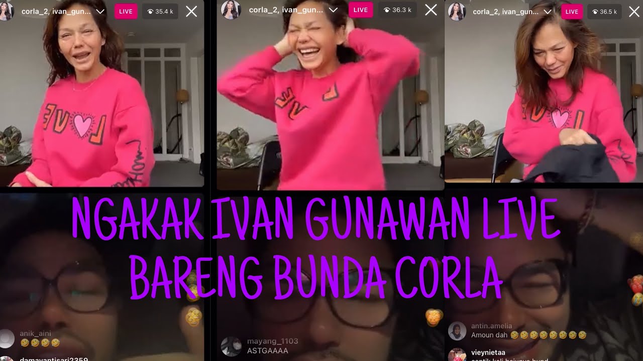 LUCU IVAN GUNAWAN LIVE BARENG BUNDA CORLA