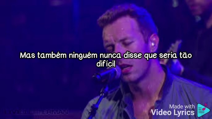 Música: Paradise - Coldplay [Vídeo], Letras de musicas brasileiras, Música  ame…