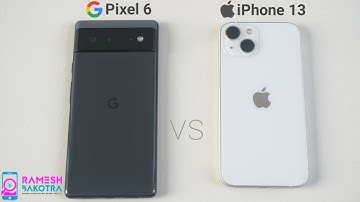 Google Pixel 6 vs Apple iPhone 13 SpeedTest and Camera Comparison