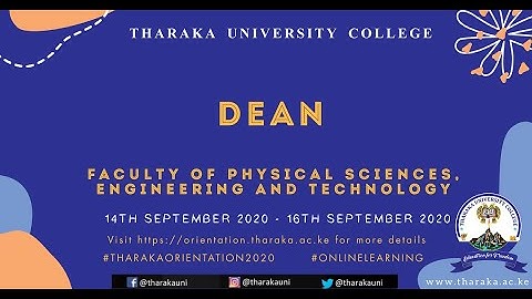 Message from the Ag. Dean - Faculty of Physical Sciences, Engineering and Technology