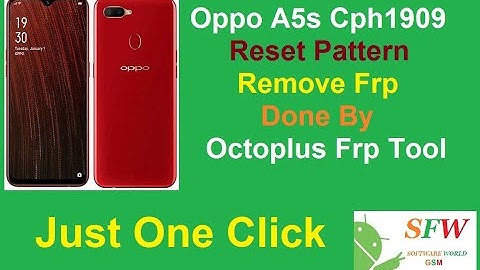 Oppo A5s Cph1909 Reset Pattern Frp Unlock Done By Octoplus Frp