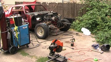 Front Frame Horn Brace - Building a Pure Stock Race Car