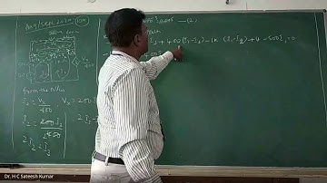 VTU: 18EC32 Network Theory-15, Prob on mesh analysis from VTU latest papers