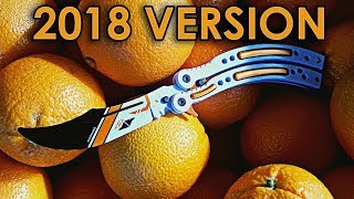 Asiimov CSGO Butterfly 2018 version, giveaway winners announced #csgoknife