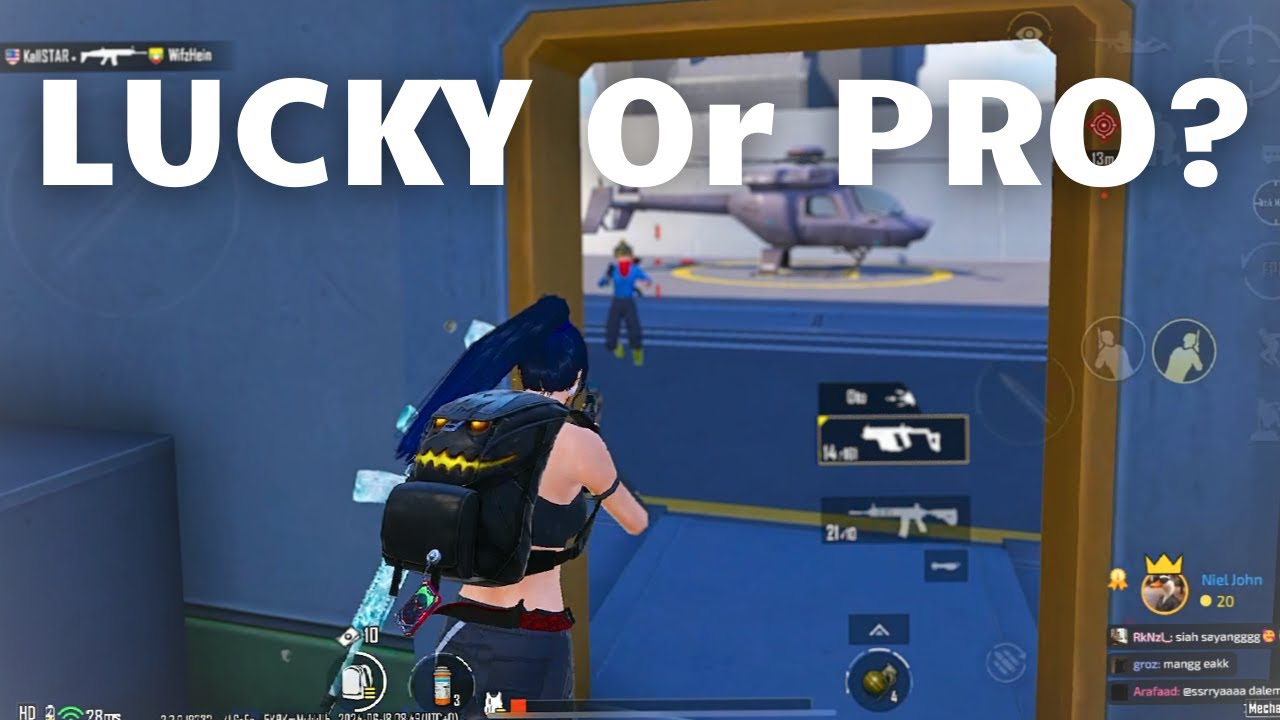 LUCKY Or PRO? HIGHLIGHT GAMEPLAY SOLO VS SQUAD PUBG MOBILE SKYLINEPUBGM🔥