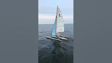 Watermouse Small Trimaran Sailing 