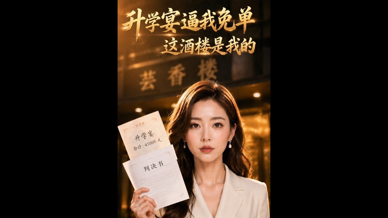 【一口气看完】《升学宴逼我免单这酒楼是我的》#短剧 #AI短剧 #逆袭 #drama #爽剧 #鲨鱼先生