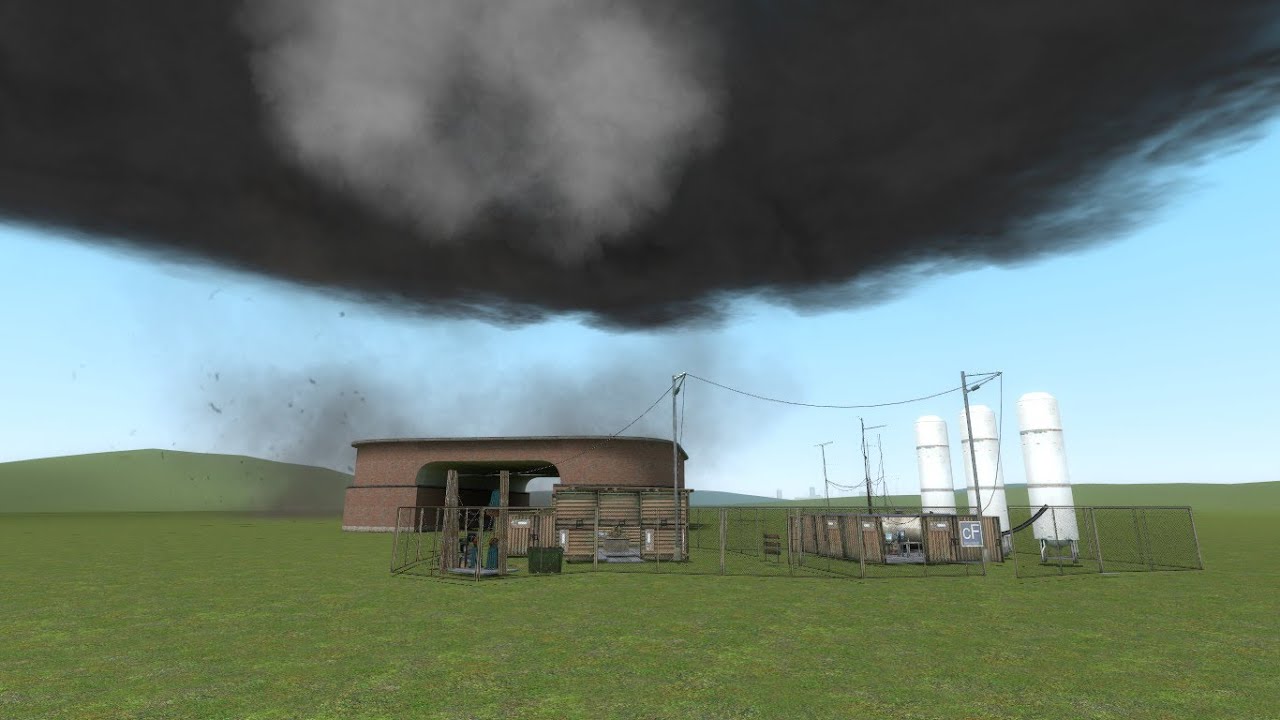 Combine Base vs Tornadoes - Garry's Mod Tornado Challenge 1