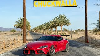 4K POV Supra: First time Chuckwalla Valley Raceway CCW, 1:59.20 and 1:57.52 optimal