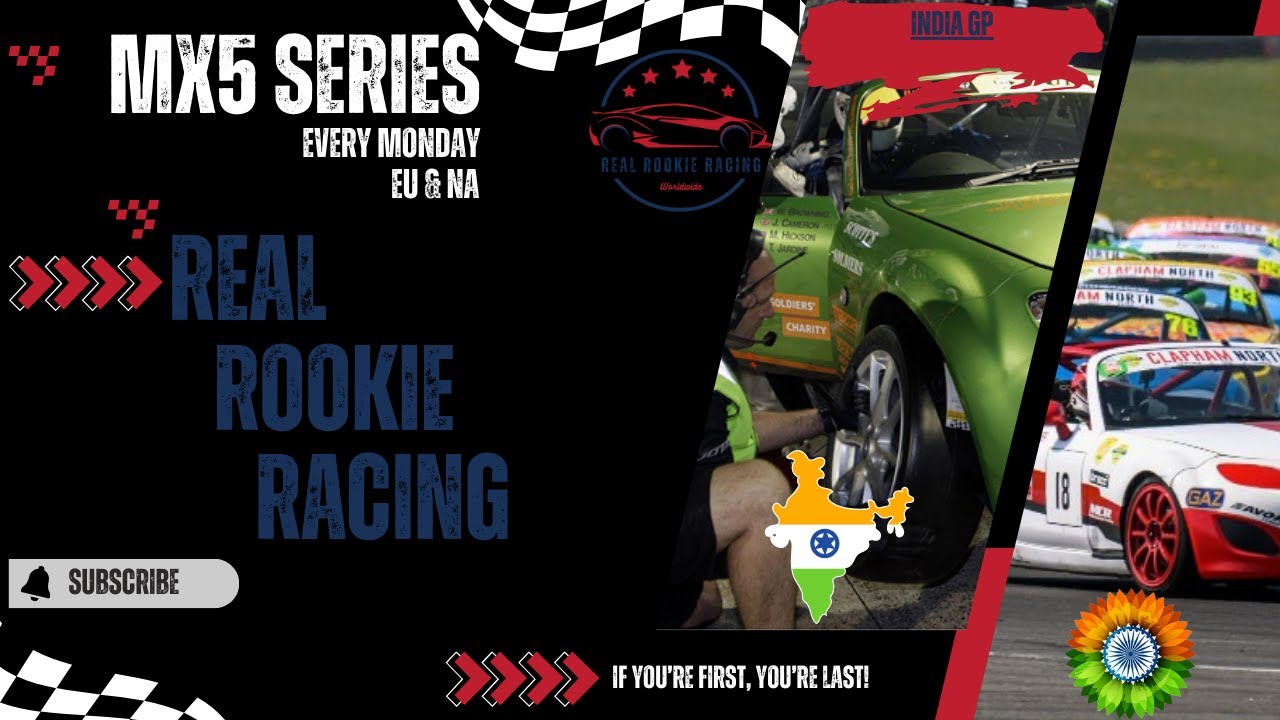 Real Rookie Racing Offical Logo Real Rookie Racing - EU MX5 Open (India GP) - YouTube