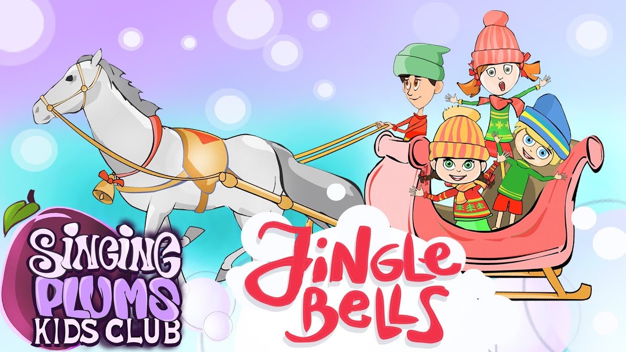 Jingle Bells Christmas Song Nursery Rhyme Singing Plums Kids Club