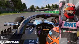 F1 24: What if Esteban Ocon Won 1st Spa at Belgium GP? Difficult Very Easy 0 - 19 [4KPS5]