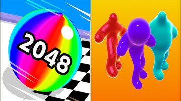 Ball run 2048 vs Blob Runner 3D - Huge Transformation part 1 