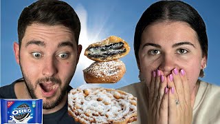 Brits Try Deep-Fried Oreos Funnel Cakes In America For The First Time