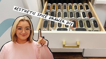 How to make your own custom spice drawer!