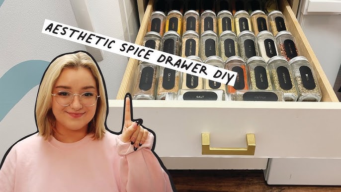 Get More Organized With This Simple DIY Spice Drawer Hack – Garden Betty