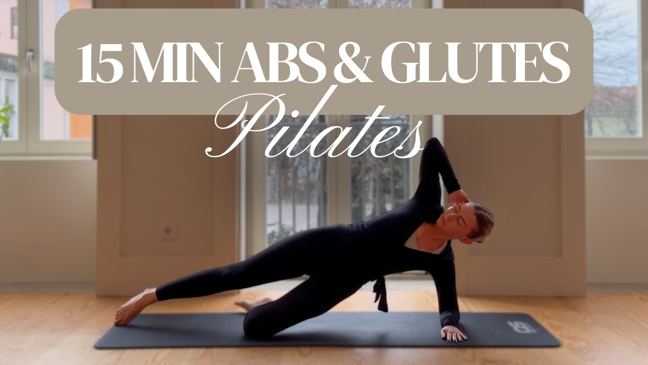 15 MIN ABS & GLUTES WORKOUT | At-Home Pilates | No Equipment - YouTube