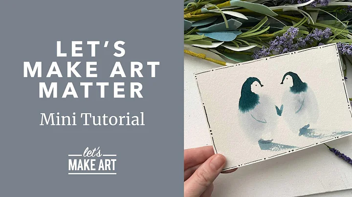 Let's Make Art Matter | Watercolor Postcard Tutori...