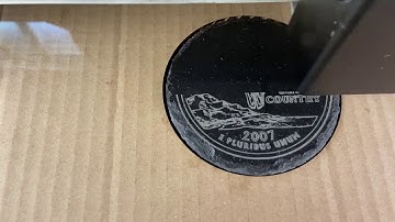 Engraving a Slate Coaster on a Glowforge!