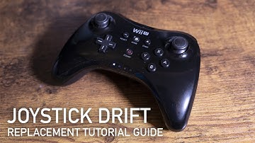 Nintendo Wii U Pro Controller - Joystick Drift Replacement Tutorial Guide - 4K
