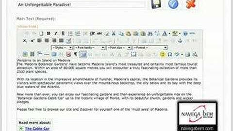Joomla 1 minute editing