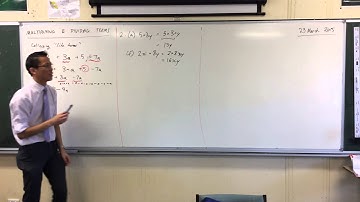 Multiplying Algebraic Terms