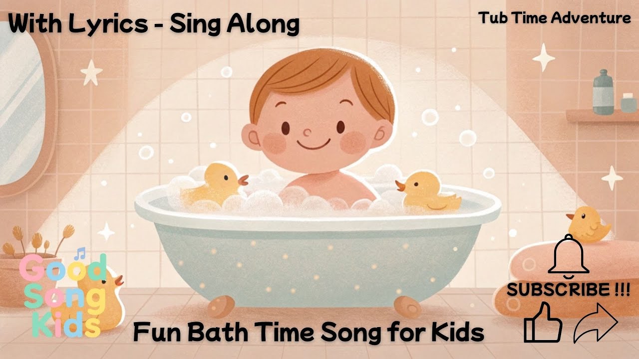 Tub Time Adventure | Fun Bath Time Song for Kids | Good Song Kids