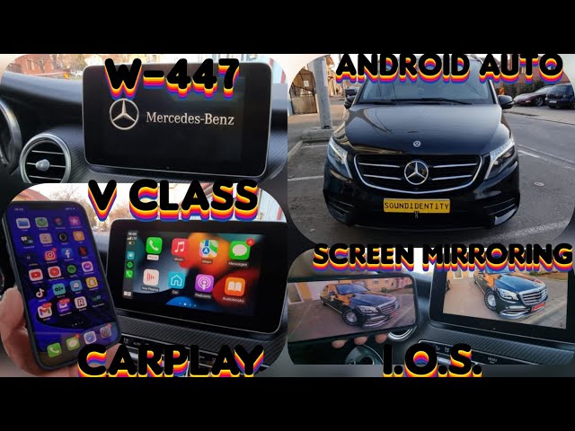 Wireless Carplay & Android Auto (W447) Mercedes V-Class – DMP Car Design