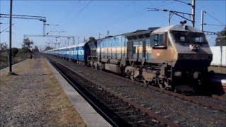 Shouting Hubli Beast WDP-4 with BGKT Banglore Express