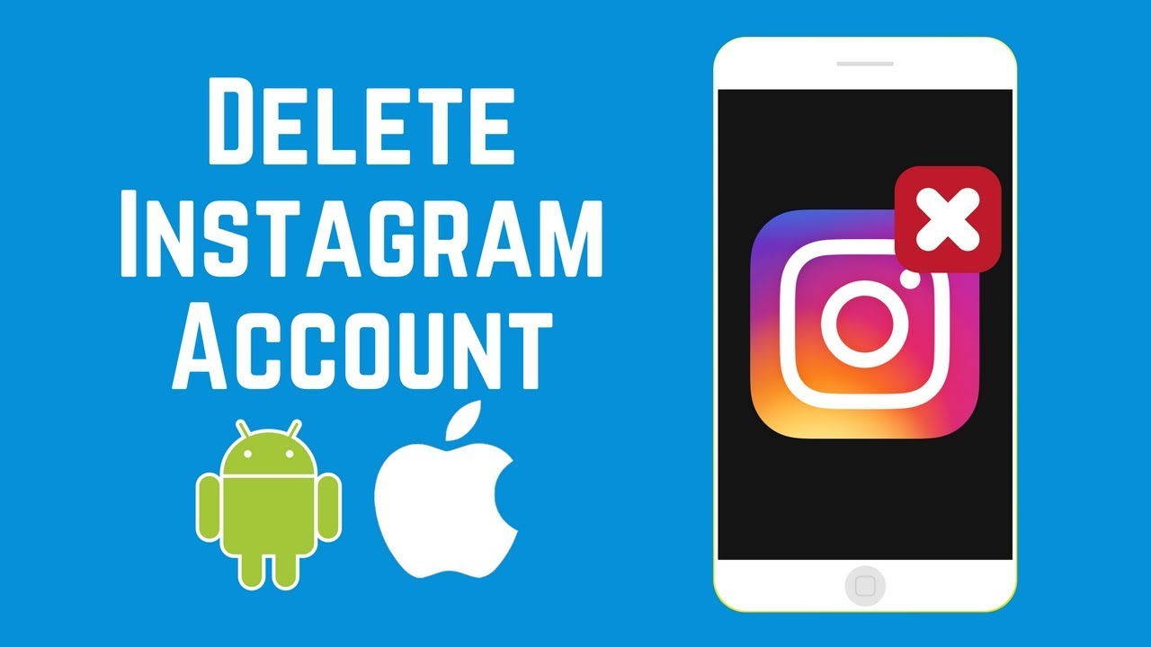 how to permanently delete your instagram account on ios or android - how to deactivate instagram on iphone app delete instagram account