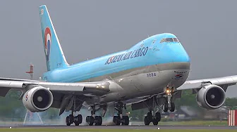 27 EPIC HEAVY CLOSE-UP Takeoffs & Landings at Schiphol ✈️ – 6x 747s, A330neo, A350 & More!