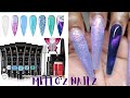 SCULPTED POLYGEL NAILS AT HOME|SAVILAND CAT EYE POLYGEL KIT| MELLO'Z NAILZ