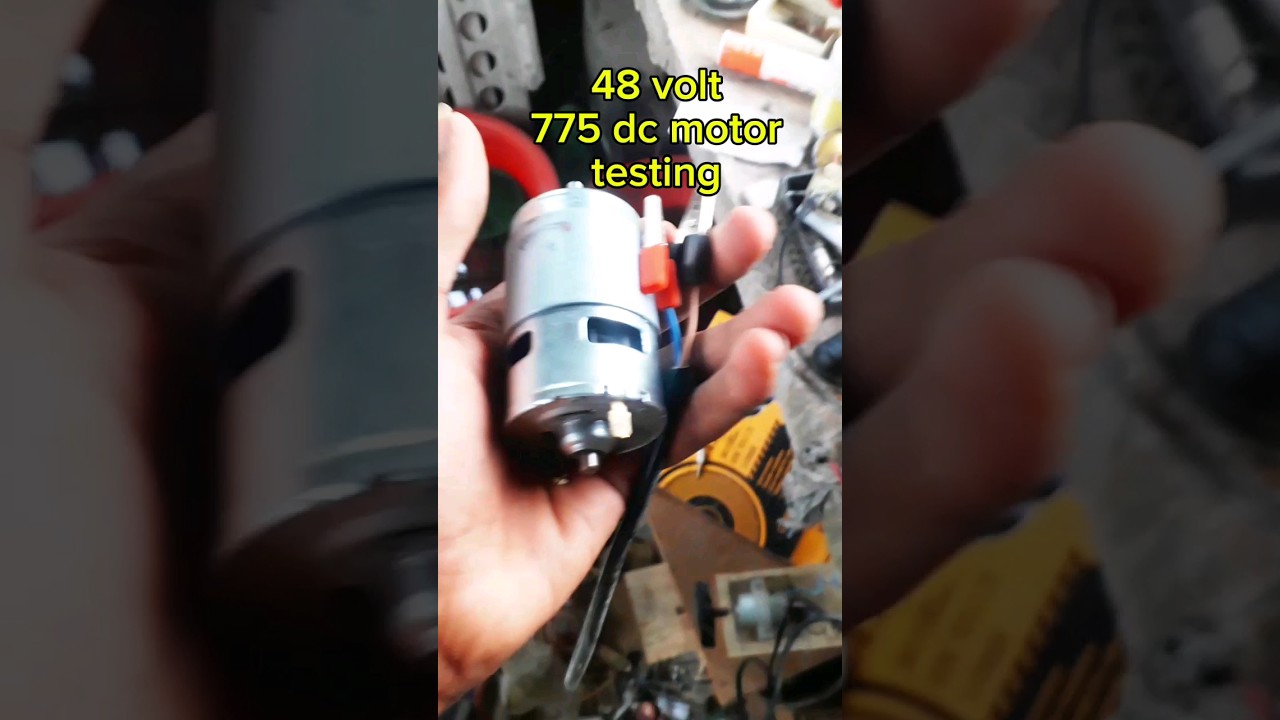 48 volt 775 dc motor. 😱💥 