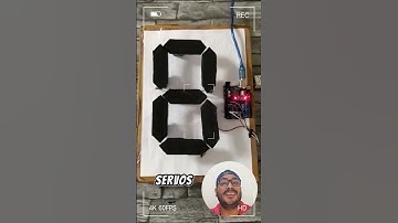 Que opinan LOS EXPERTOS sobre el contador numérico con servos y Arduino  #contador #arduino #servos