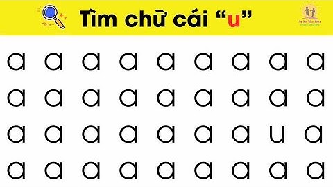 Trò chơi tìm chữ cái U Ư| Giúp bé nhận biết và ôn tập chữ cái nhanh thuộc nhất| Nguyễn Thị Lan Anh