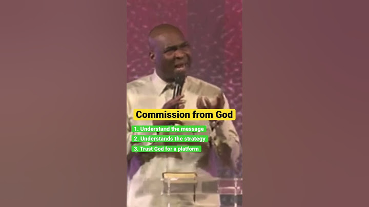 Mandate or commission from God #apostlejoshuaselman #graceofgod #jesus #holyspirit #anointing