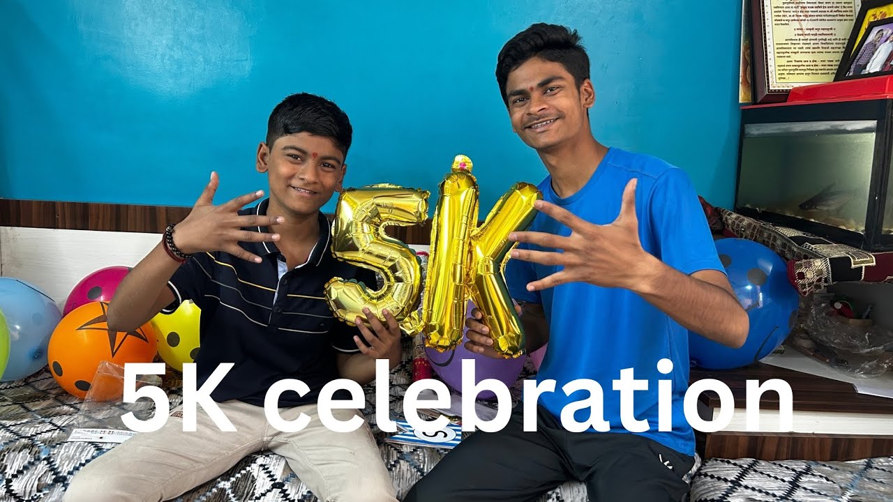 5K celebration Tejas and Anmol arts vlog 