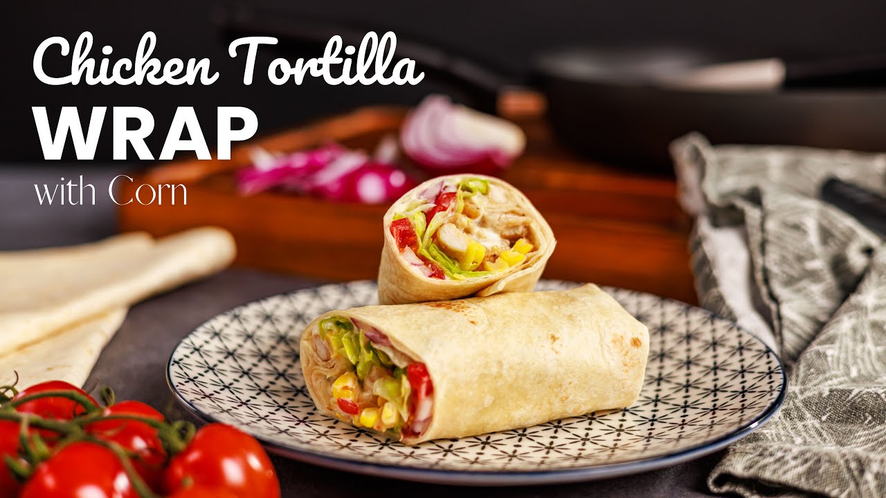 The Best Chicken Club Wrap Recipe (with video) • Bake Me Some Sugar