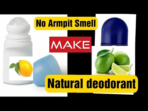 Homemade Lemon 🍋 Deodorant  Avoid Armpit smell all day long