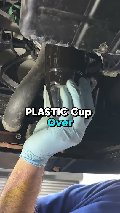 CLEAN Oil Filter Change