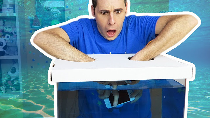 COSA C'È NELLA SCATOLA SOTT'ACQUA - What's in the box challenge underwater