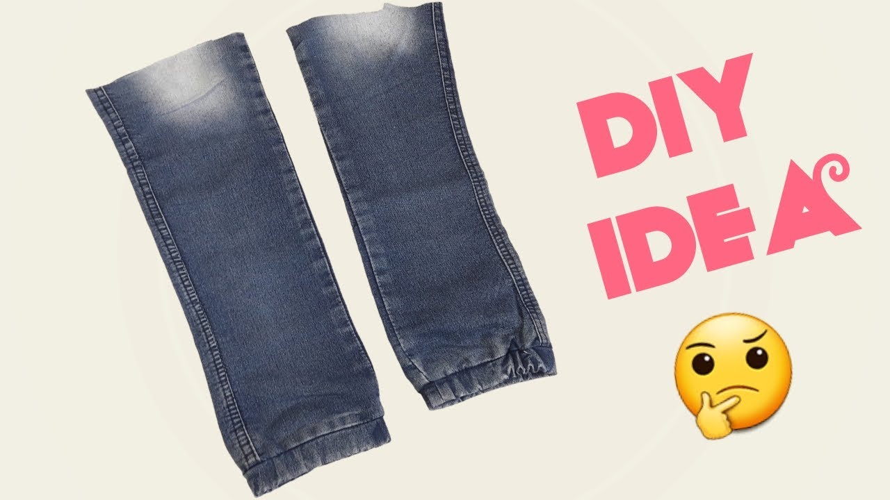Jeans Re Use Idea // Diy Idea // New Idea // Transformation Idea // By ...